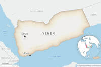 map of Yemen