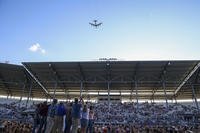 B-52 bomber from in a flyover at the North Dakota State Fair