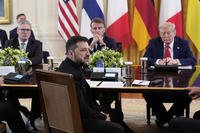 Ukraine's President Volodymyr Zelenskyy speaks