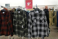 Clothing for sale is displayed at a Kohl's in Clifton, N.J.