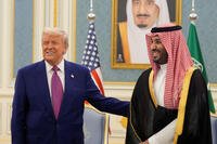 President Donald Trump and Saudi Crown Prince Mohammed bin Salman