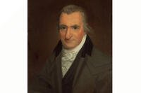 a painted portrait of American founding-father Thomas Paine