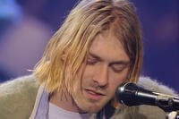 Close-up of Kurt Cobain singing into a microphone during MTV Unplugged in New York. (MTV/Paramount)