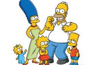 The Simpson family poses together in a classic promotional image featuring Homer, Marge, Bart, Lisa and Maggie. Credit: 20th Television Animation