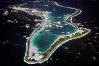 an aerial view of Diego Garcia