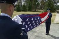 How to fold a hot sale flag military style