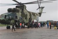 Kim Jong Un Visits Helicopter Evacuation Site as Flooding Hits North Korea