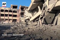 Israeli Airstrike Hits School Housing Displaced People in Northern Gaza