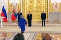 President Putin Receives Credentials of New Foreign Ambassadors Posted to Moscow