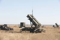 Patriot air defense missile systems during Exercise Patriot Shock in Capu Midia, Romania on November 4, 2016. The weeklong exercise was designed to test the deployment readiness and joint interoperability. Image: DoD/Tech. Sgt. Brian Kimball