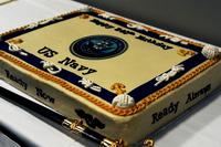 Navy birthday cake