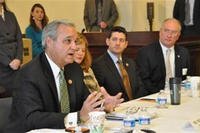 Congressman Jeff Miller at VSO Roundtable.