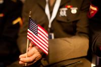 Marine becomes citizen at Statue of Liberty ceremony, October 28, 2011. (U.S. Marine Corps/Sgt. Randall. A. Clinton)
