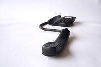 Landline telephone off the hook