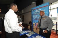 Tyrell Eddy at Hiring our Heroes event