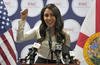 Anna Paulina Luna, a Republican who won Florida Congressional District 13's seat in Congress, speaks during a Get Out To Vote rally on Oct. 18, 2022, in Tampa, Florida. 