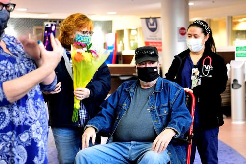 David James was the first veteran to come off a ventilator and recover from COVID-19