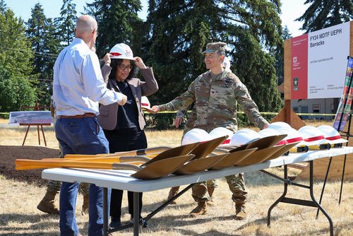 construction of new barracks Joint Base Lewis-McChord barracks