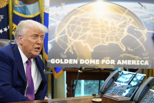 President Donald Trump speaks in the Oval Office