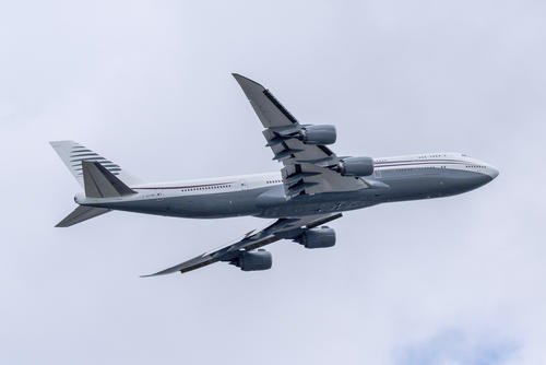 Private Boeing aircraft that President Donald Trump toured
