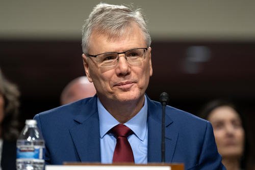 Dr. Troy E. Meink appears before the Senate Armed Services Committee