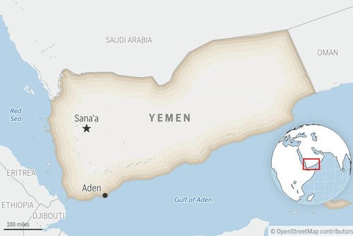 map of Yemen